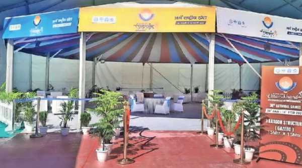 Attractiv pavilions for nations games uttarakhand 2025