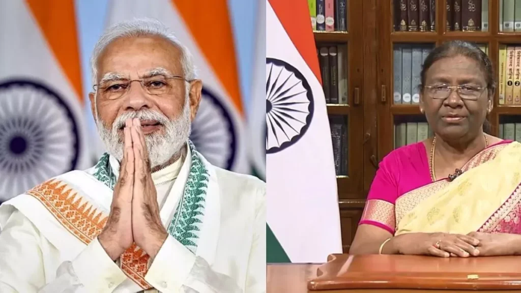 PM-Modi-and-drapadi-murmu-wishis-on-new-year