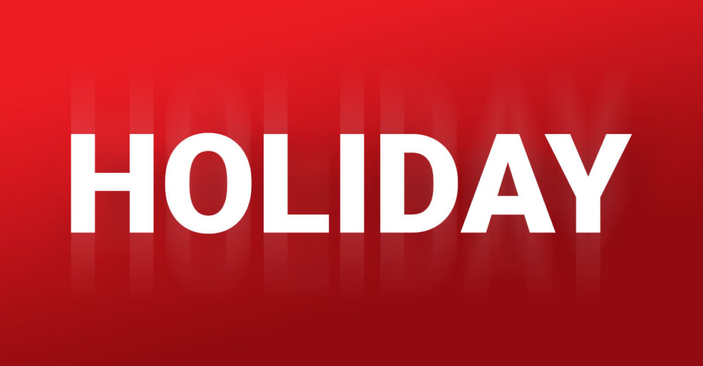 holiday on 23rd January
