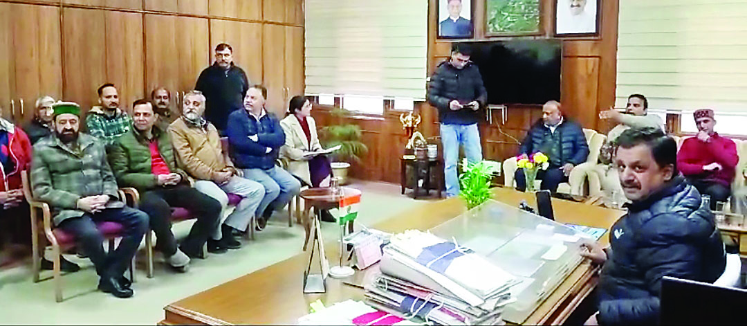 solan news Encroachment to be curbed through videography hills time